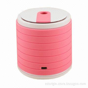 New Mini Humidifiers with Silicone Surface and LED Light, 100mL Water Capacity